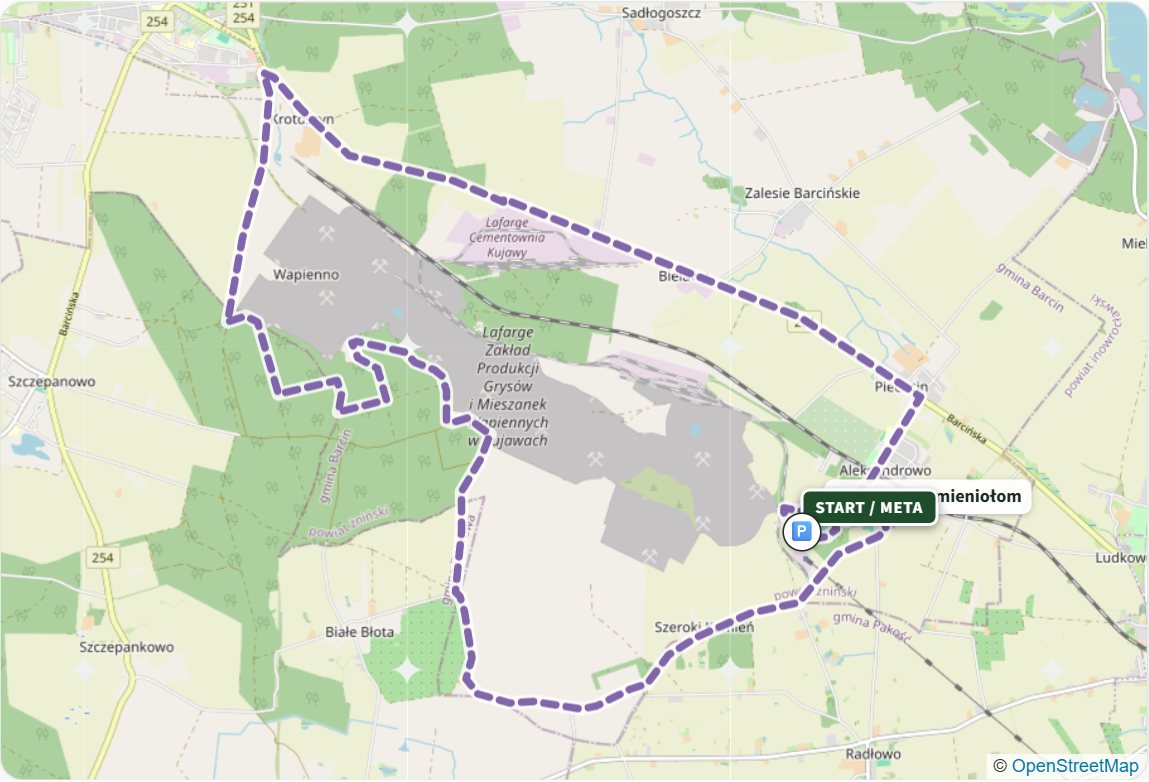 Around the Quarry - map