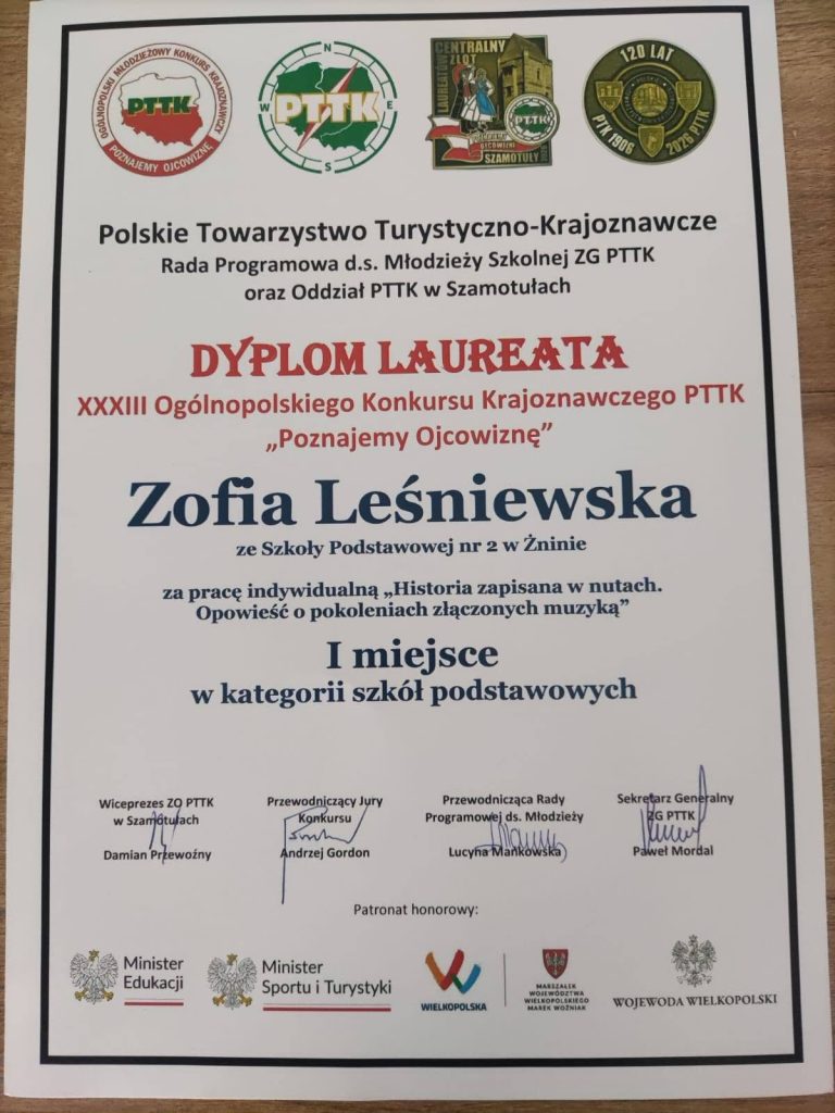 „Poznajemy Ojcowiznę” - sukces na Centralnym Zlocie Laureatów - zdjęcie 1