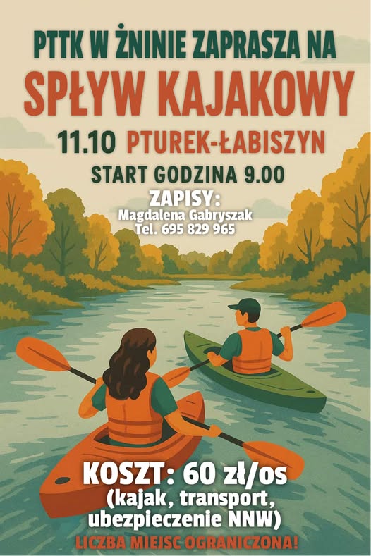Kajaktour Pturek - Łabiszyn (Herbst 2025) - Foto 1